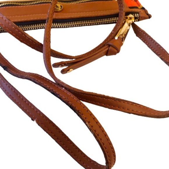 Crossbody Handbag Linen + Leather Skinny SPARTINA Daufuskie Island - Picture 13 of 13